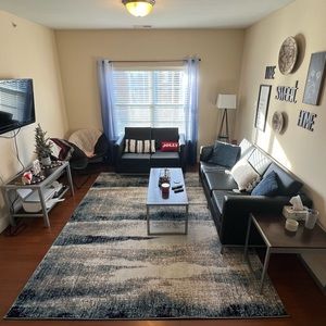 Wilmington Performance Rug Gray/Blue